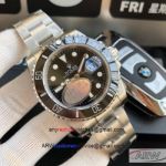 Noob Factory Rolex Copy Submariner Black Dial Watch - 904L Stainless Steel (1)_th.jpg